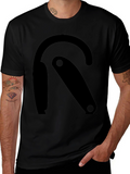 Modern Graphic Tee - Black R Design