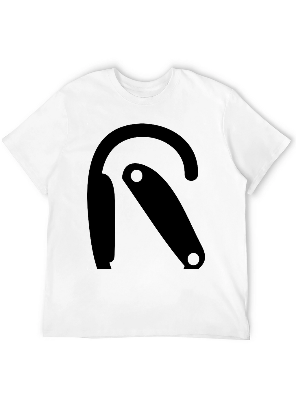 Modern Graphic Tee - Black R Design