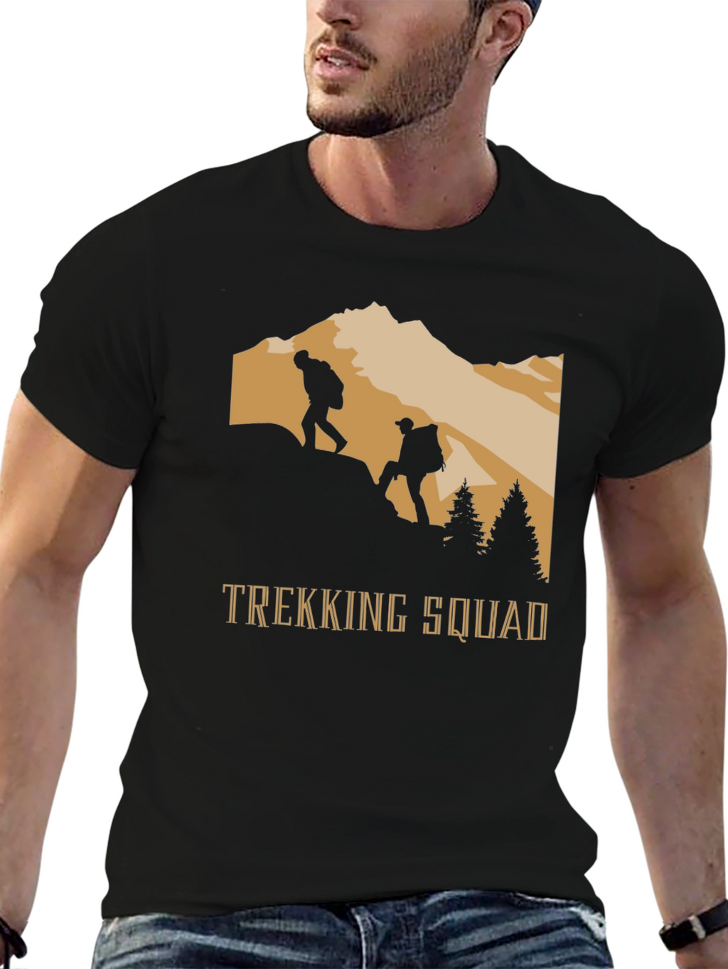 Trekking Squad Black T-Shirt