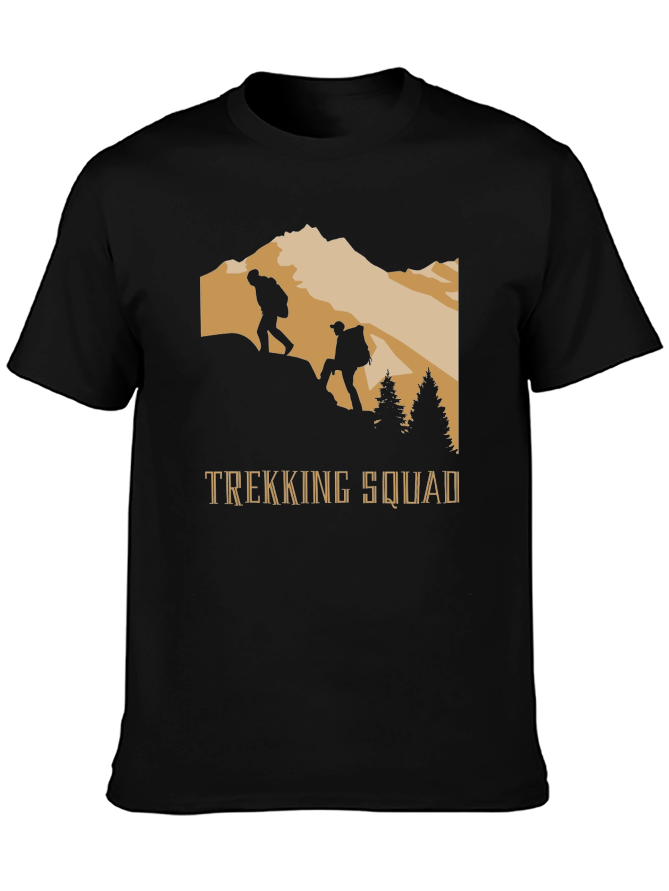 Trekking Squad Black T-Shirt