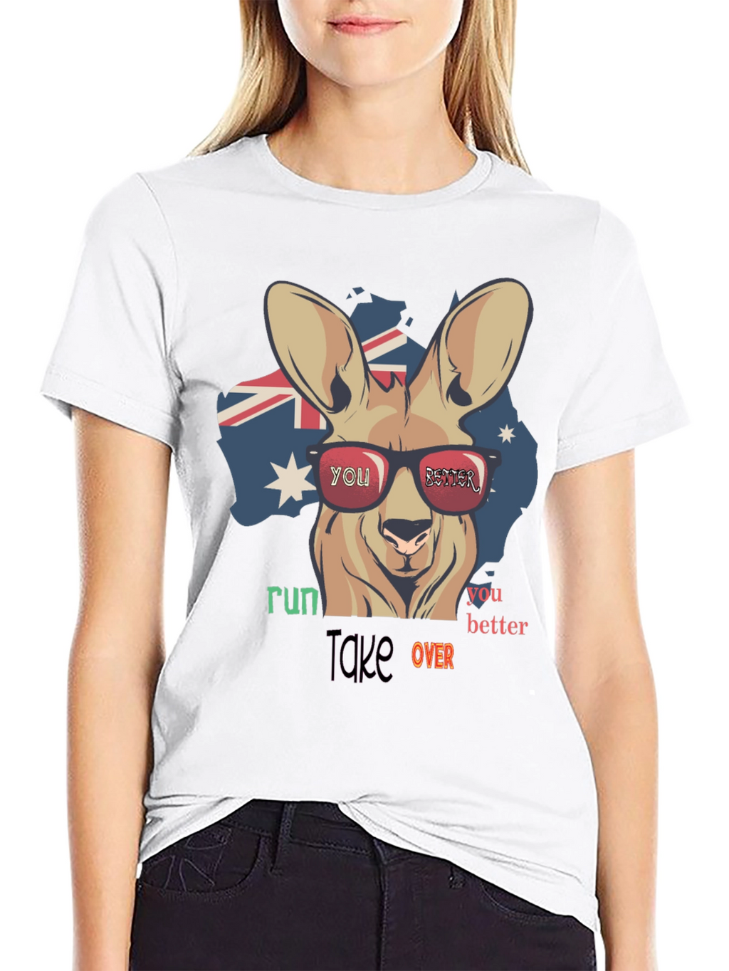 Australia Kangaroo Run Take Over T-Shirt