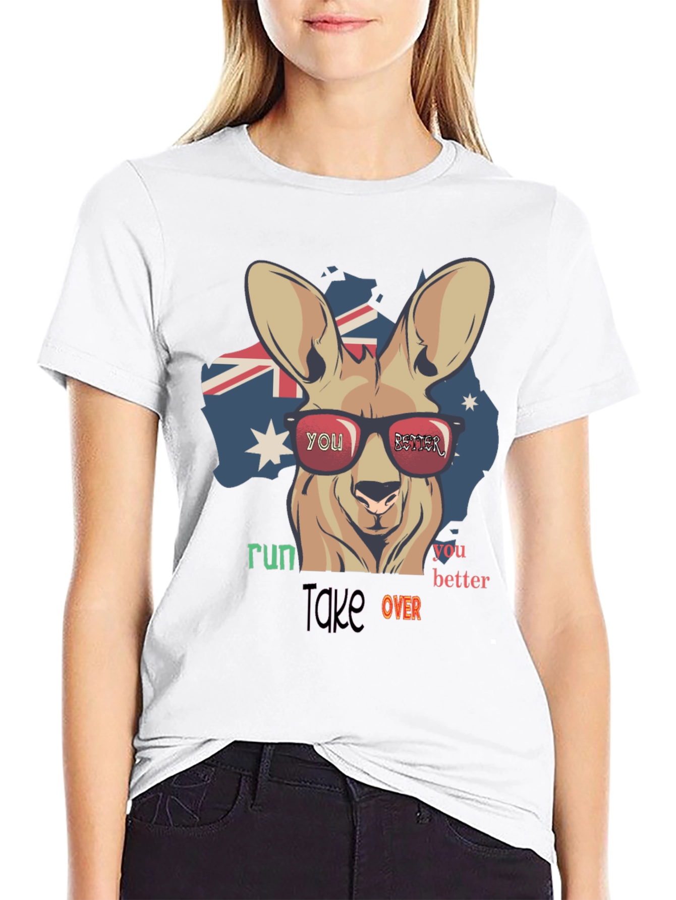 Australia Kangaroo Run Take Over T-Shirt