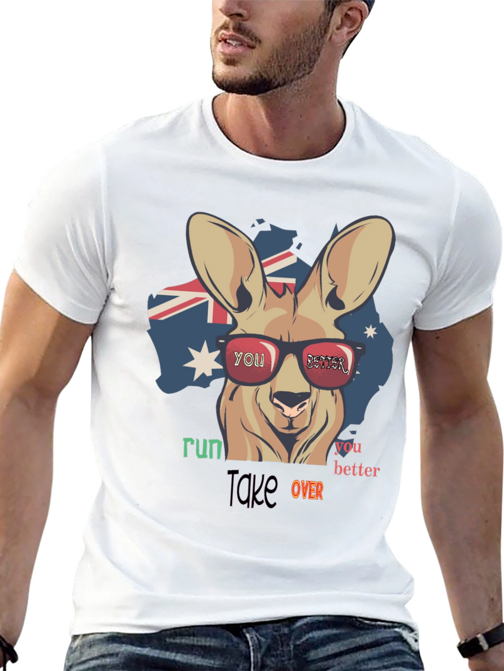 Australia Kangaroo Run Take Over T-Shirt
