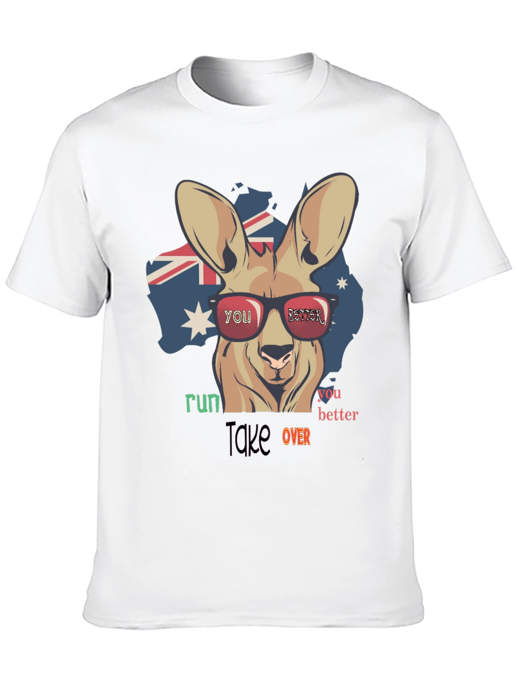 Australia Kangaroo Run Take Over T-Shirt