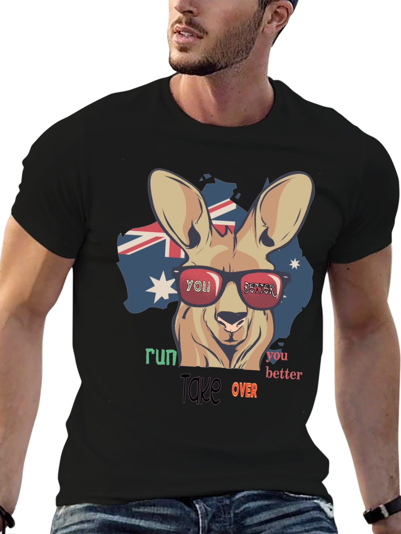 Australia Kangaroo Run Take Over T-Shirt