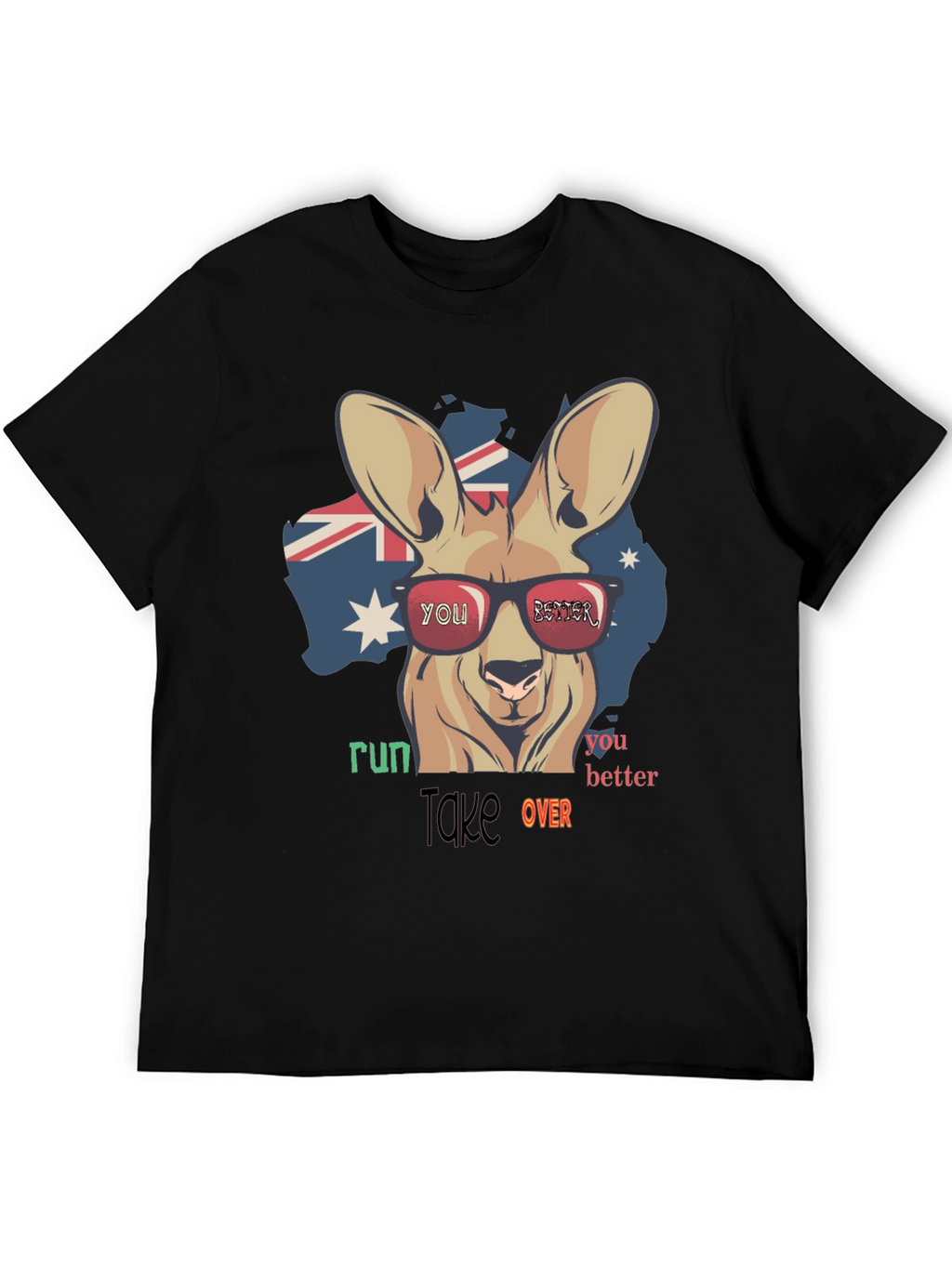 Australia Kangaroo Run Take Over T-Shirt