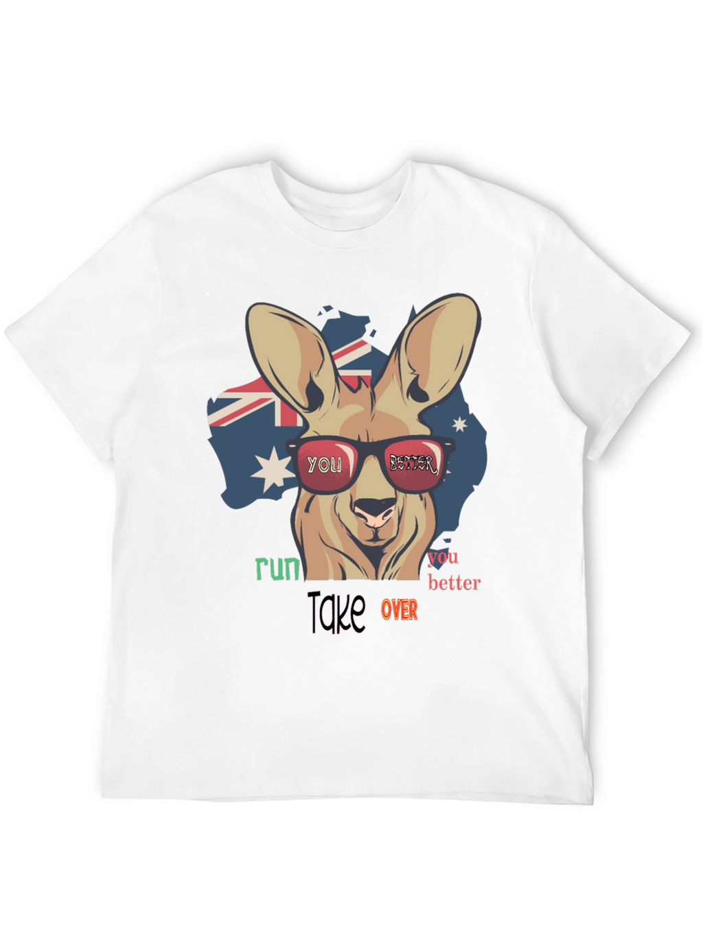 Australia Kangaroo Run Take Over T-Shirt