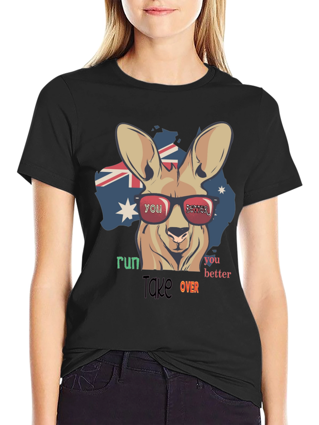 Australia Kangaroo Run Take Over T-Shirt