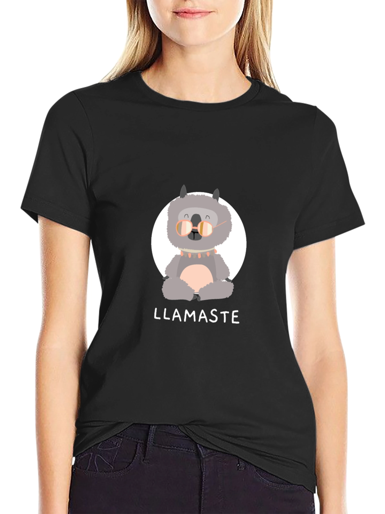 Llamaste T-Shirt - Funny Yoga Llama
