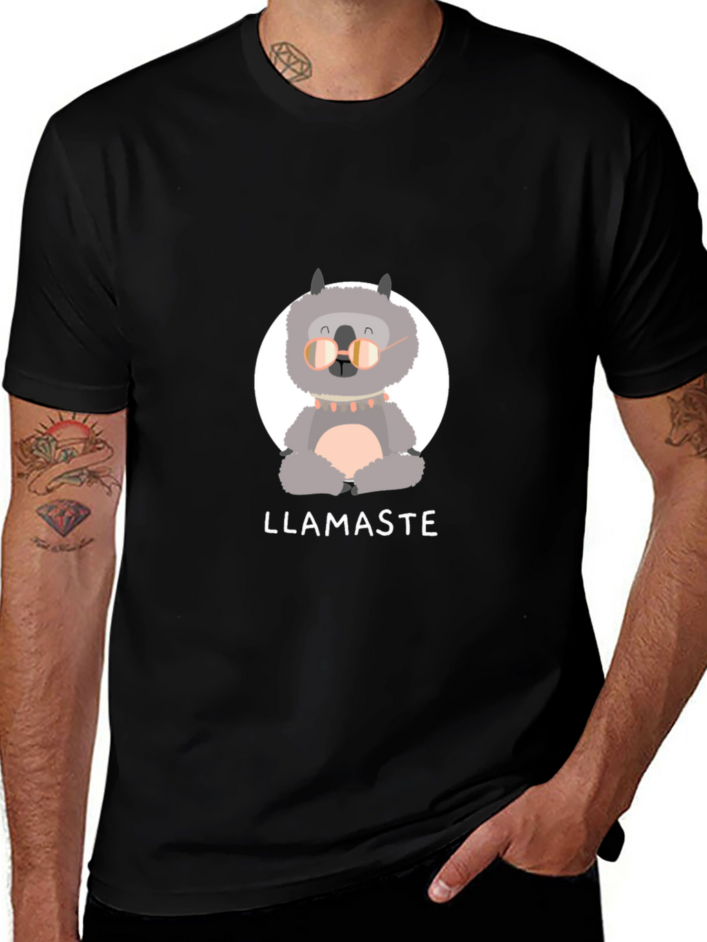 Llamaste T-Shirt - Funny Yoga Llama
