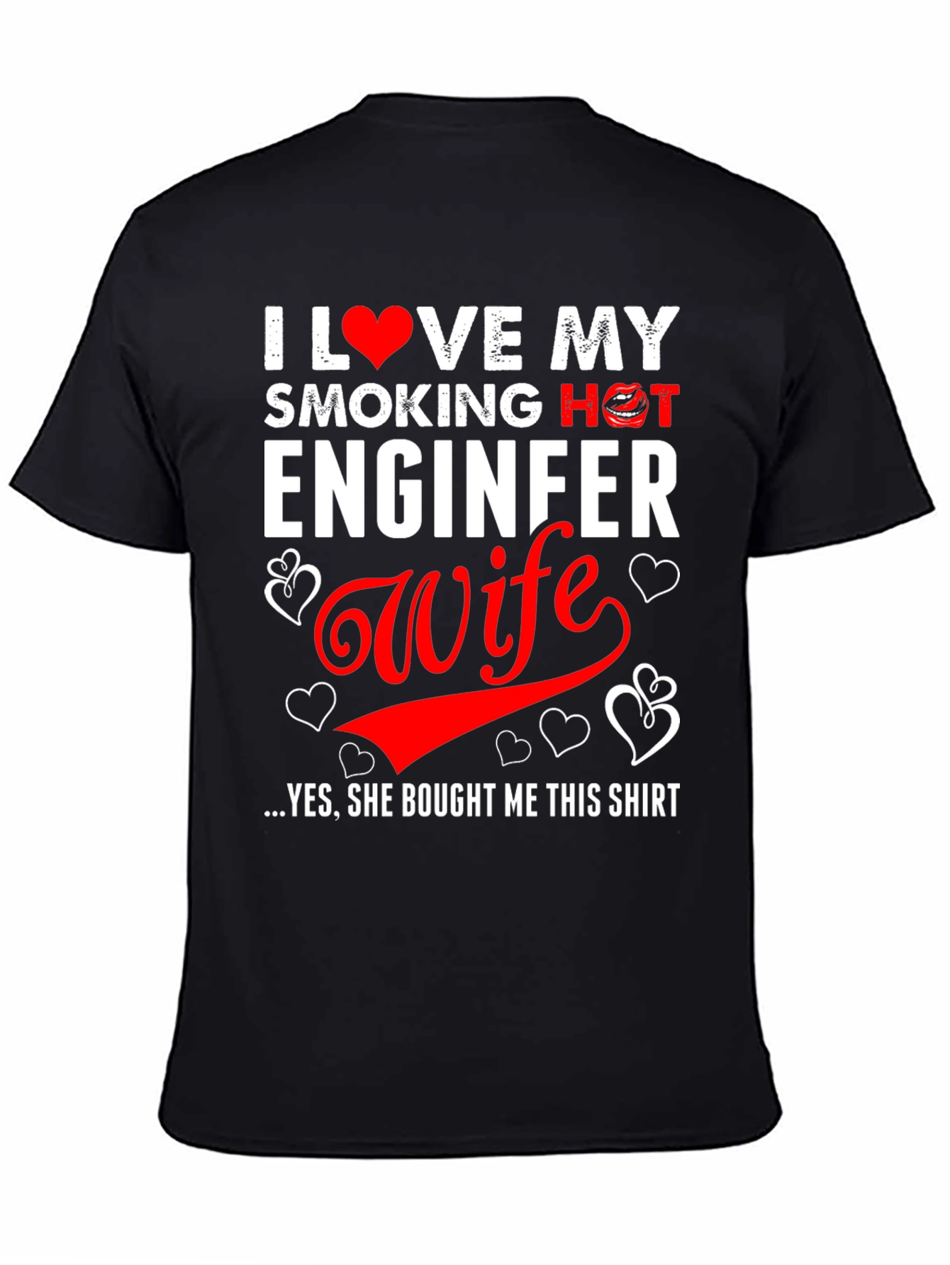 I Love My Engineer Wife Graphic T-Shirt