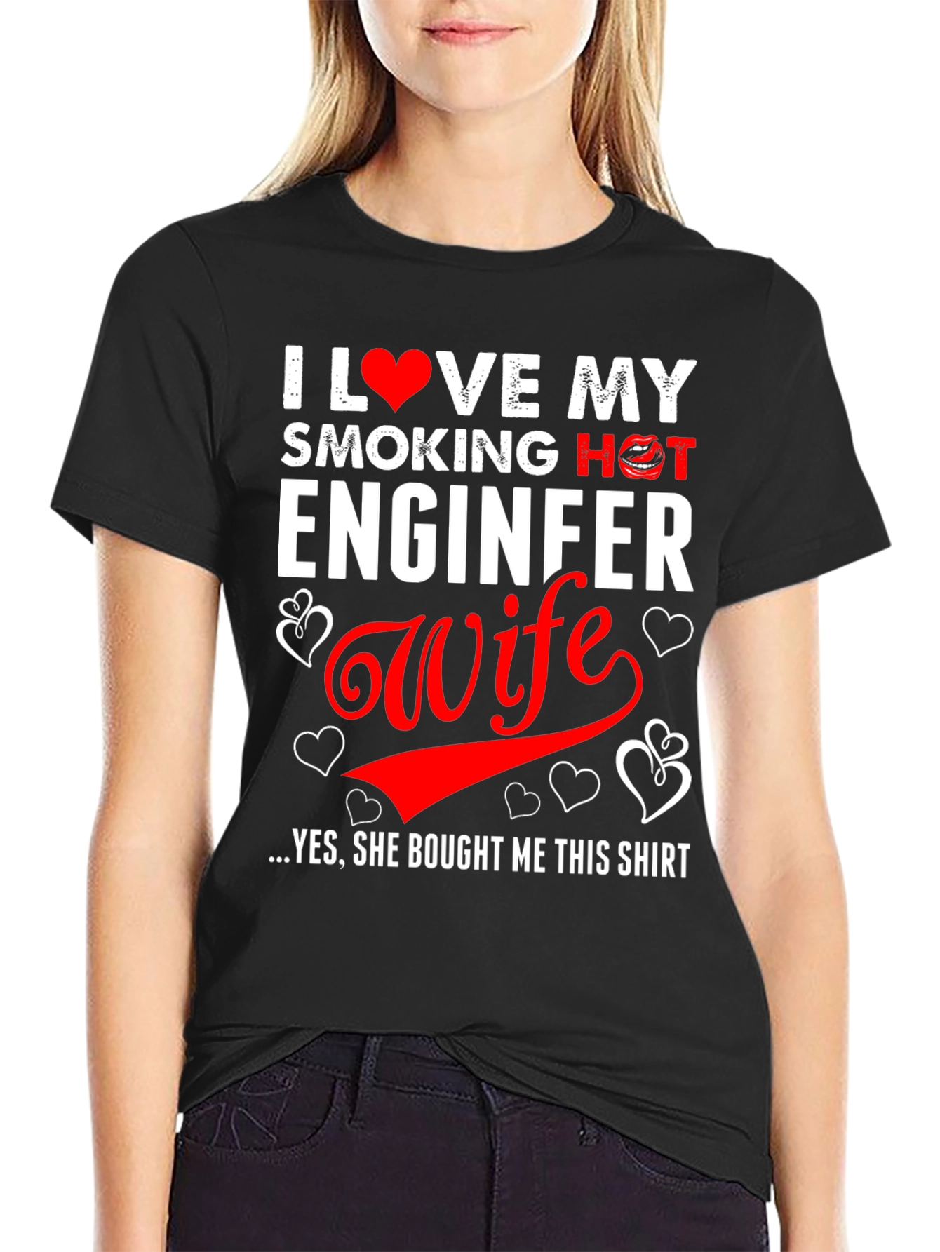 I Love My Engineer Wife Graphic T-Shirt