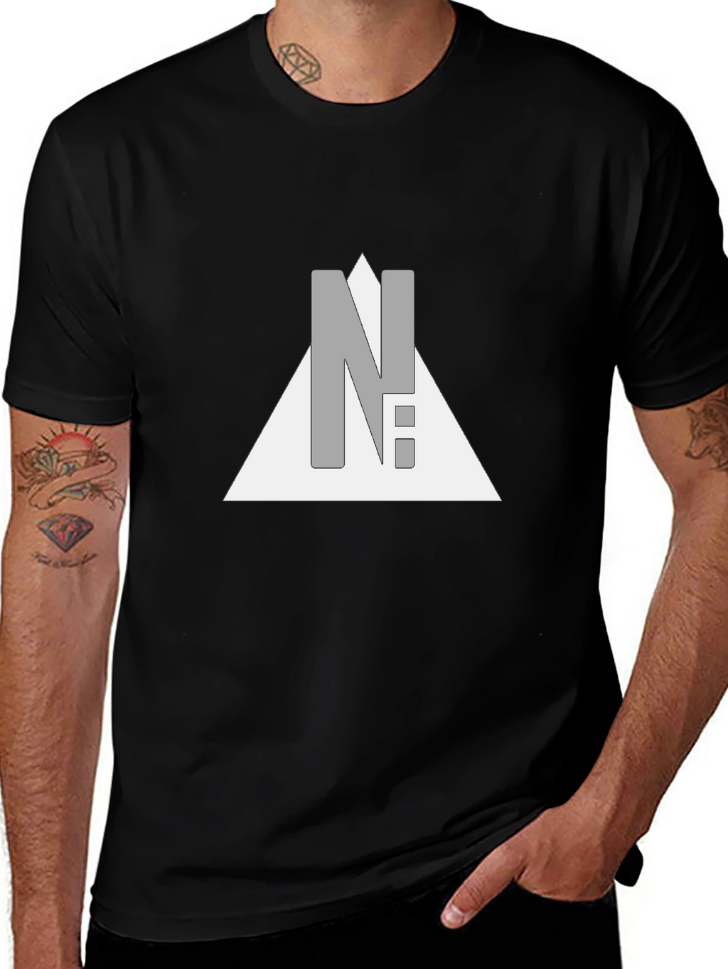 Modern Graphic Tee - Minimalist Design