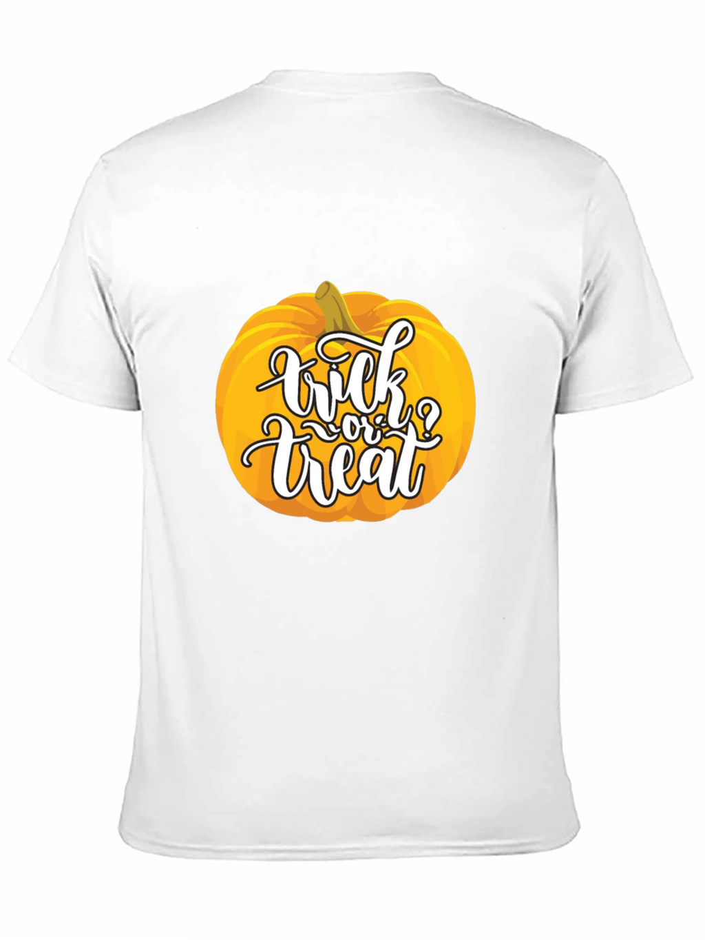 Halloween Pumpkin Trick or Treat Black T-Shirt