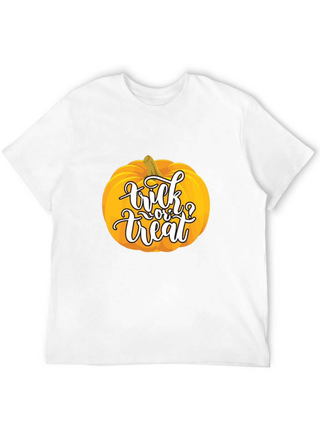 Halloween Pumpkin Trick or Treat Black T-Shirt