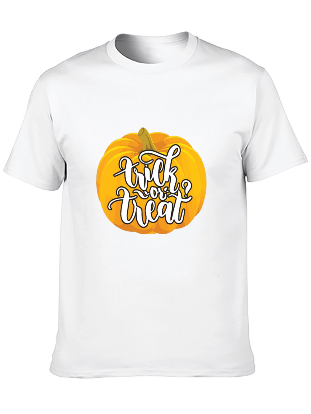 Halloween Pumpkin Trick or Treat Black T-Shirt