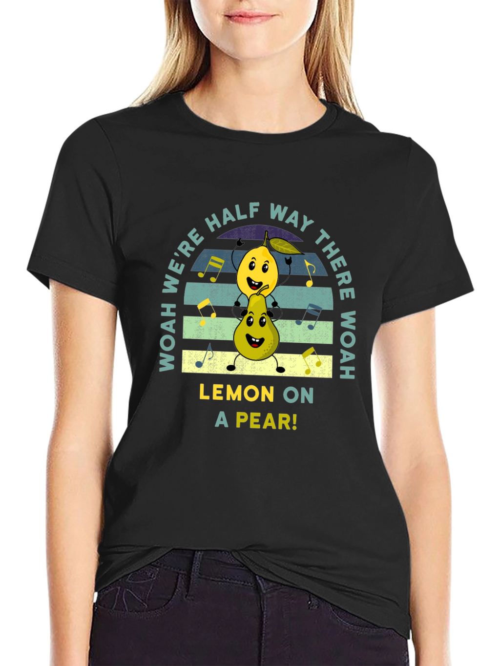 Lemon on a Pear T-Shirt - Musical Fruit Fun!