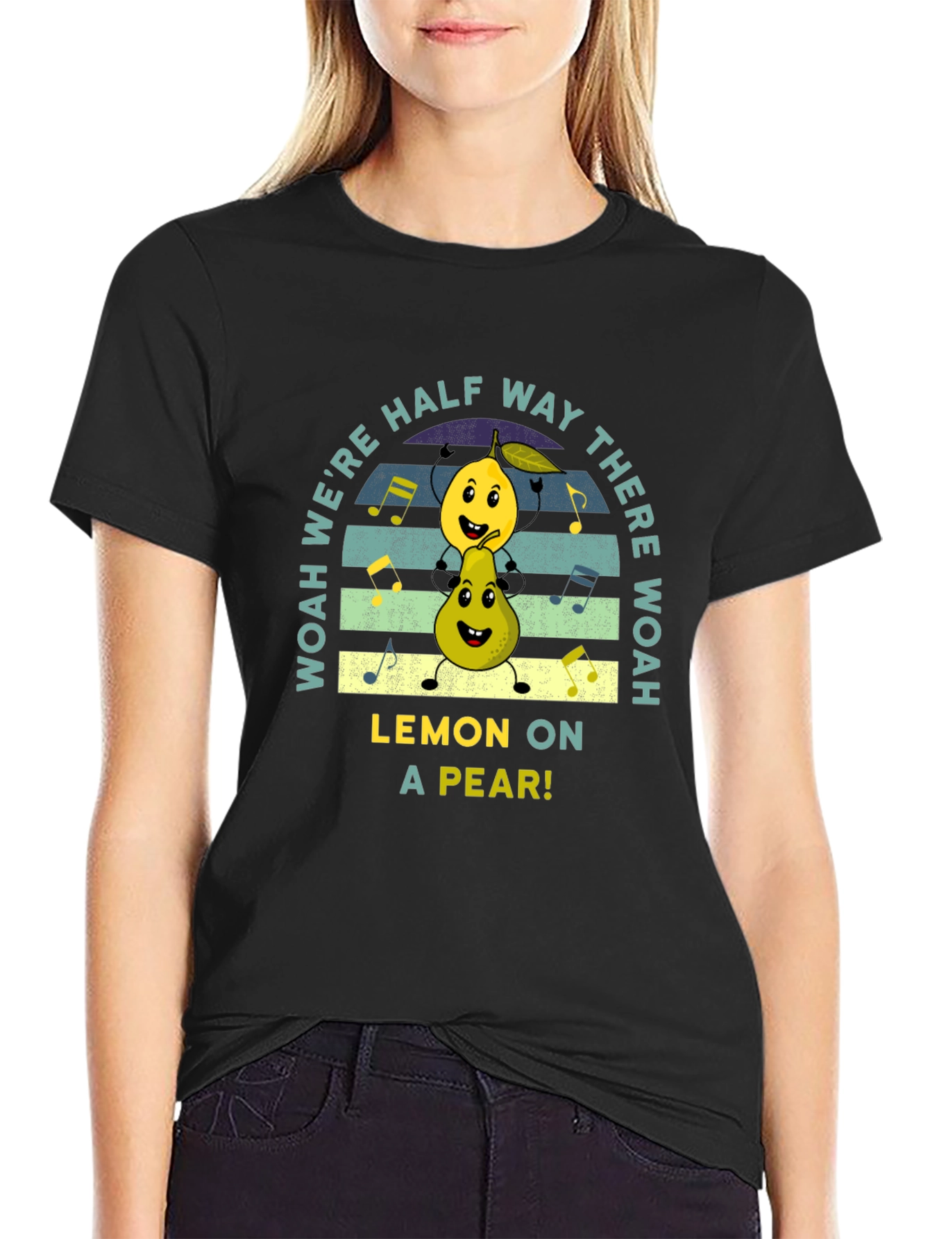 Lemon on a Pear T-Shirt - Musical Fruit Fun!