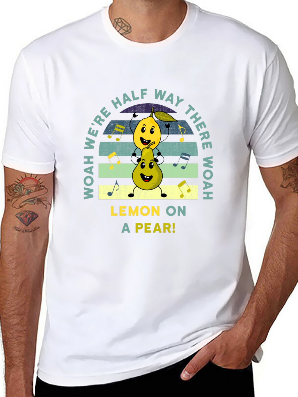 Lemon on a Pear T-Shirt - Musical Fruit Fun!