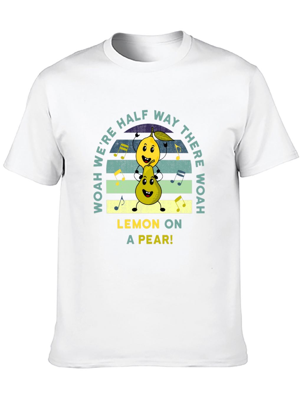 Lemon on a Pear T-Shirt - Musical Fruit Fun!