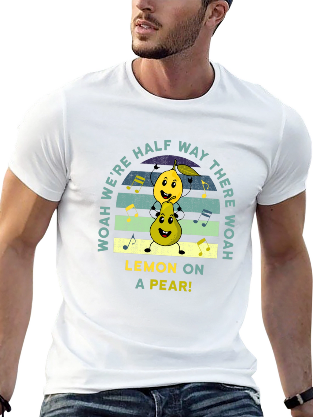 Lemon on a Pear T-Shirt - Musical Fruit Fun!