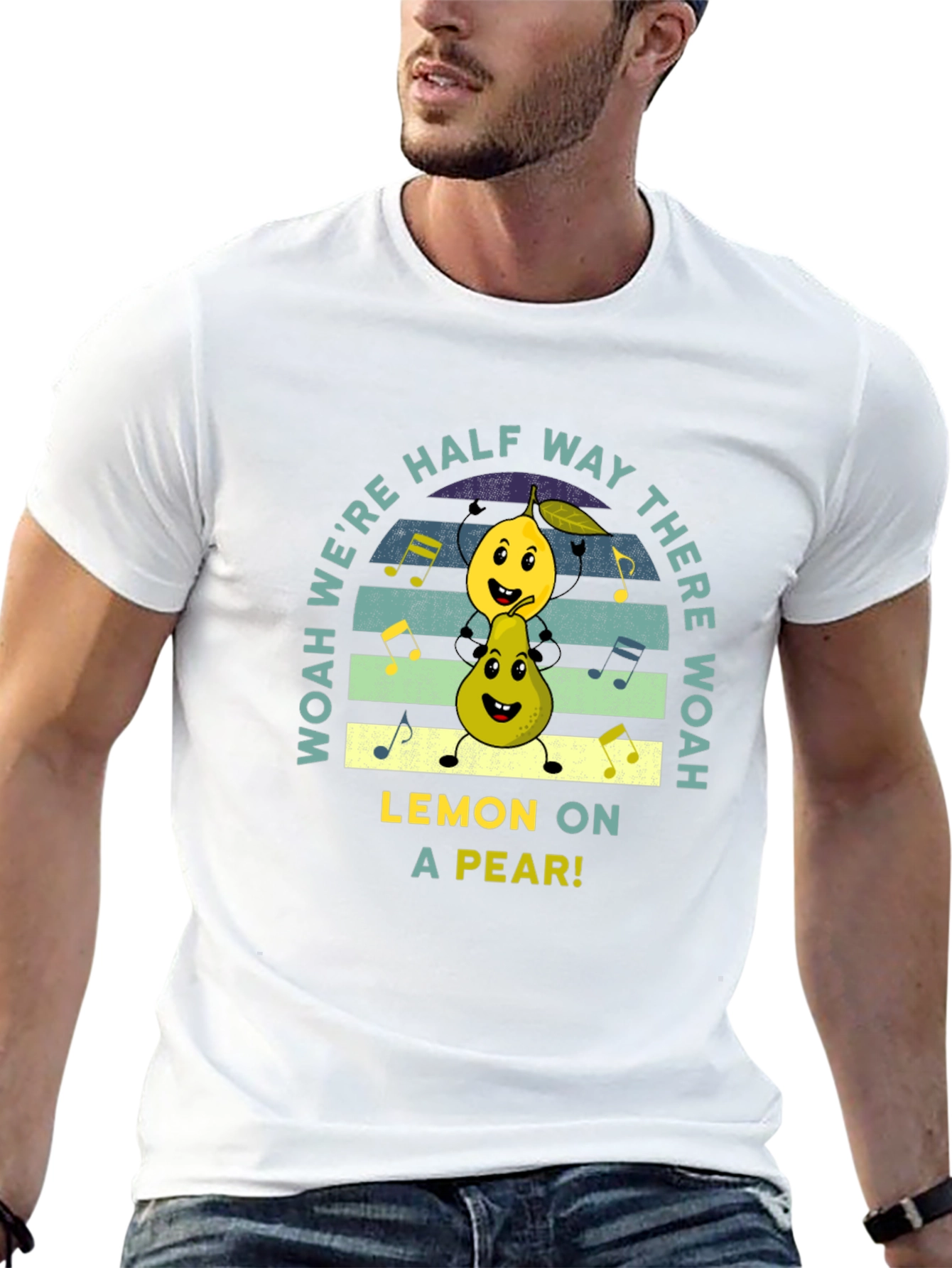 Lemon on a Pear T-Shirt - Musical Fruit Fun!