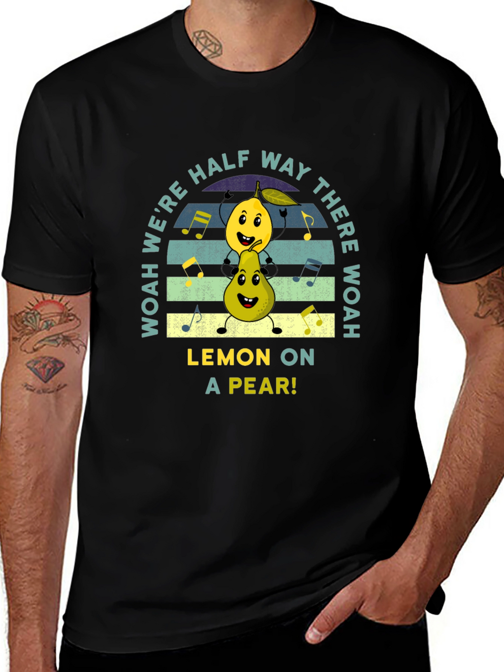 Lemon on a Pear T-Shirt - Musical Fruit Fun!