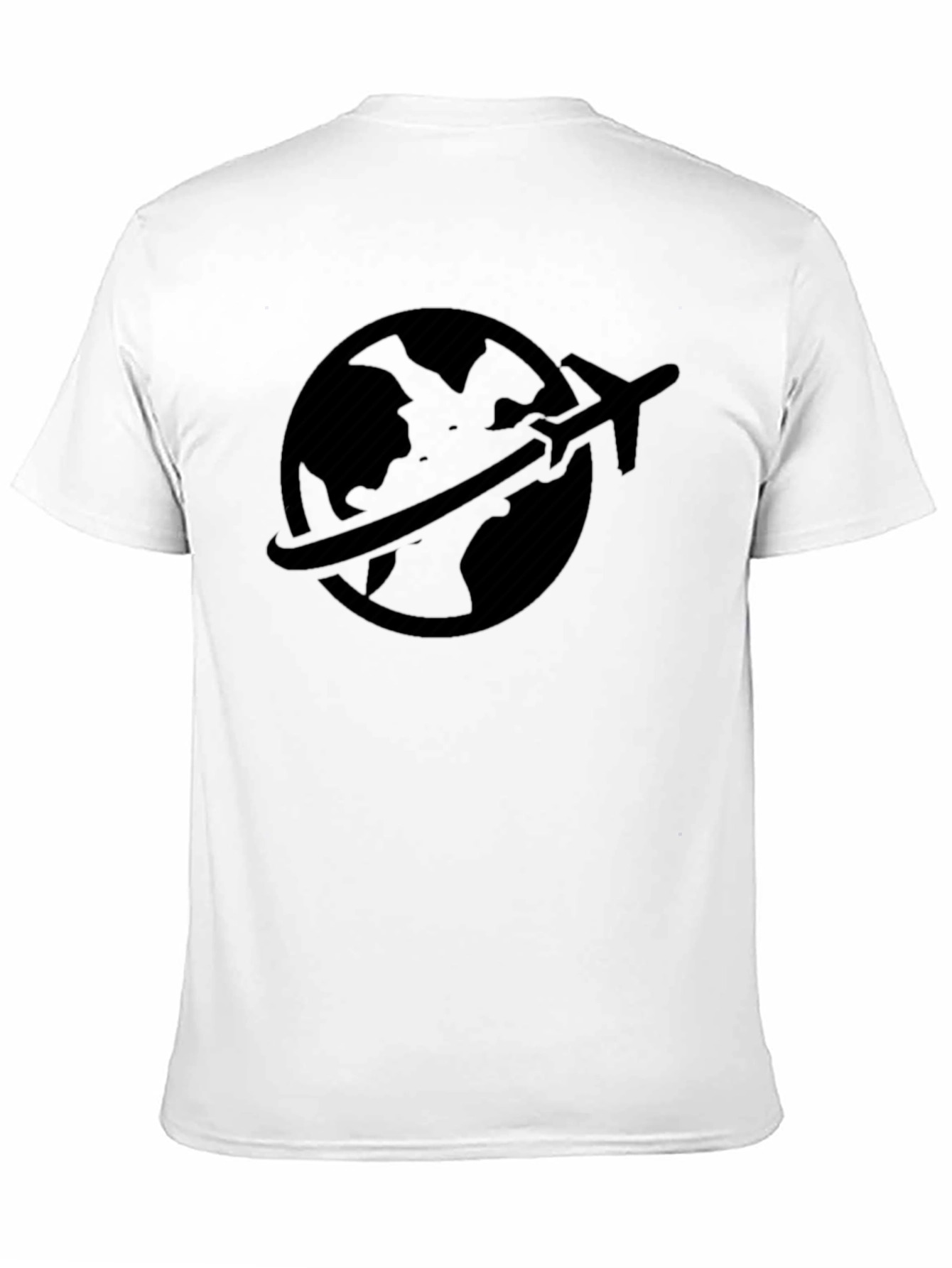 Travel Globe Graphic Tee - Black