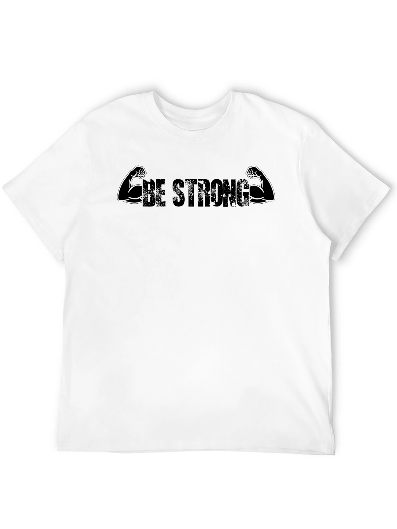 Be Strong Graphic Tee - Black