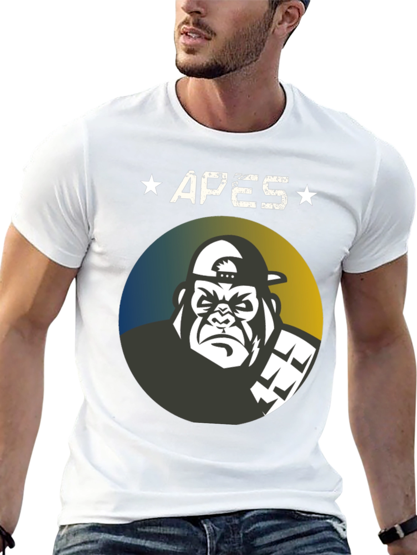 Apes Graphic Tee - Cool Gorilla Design