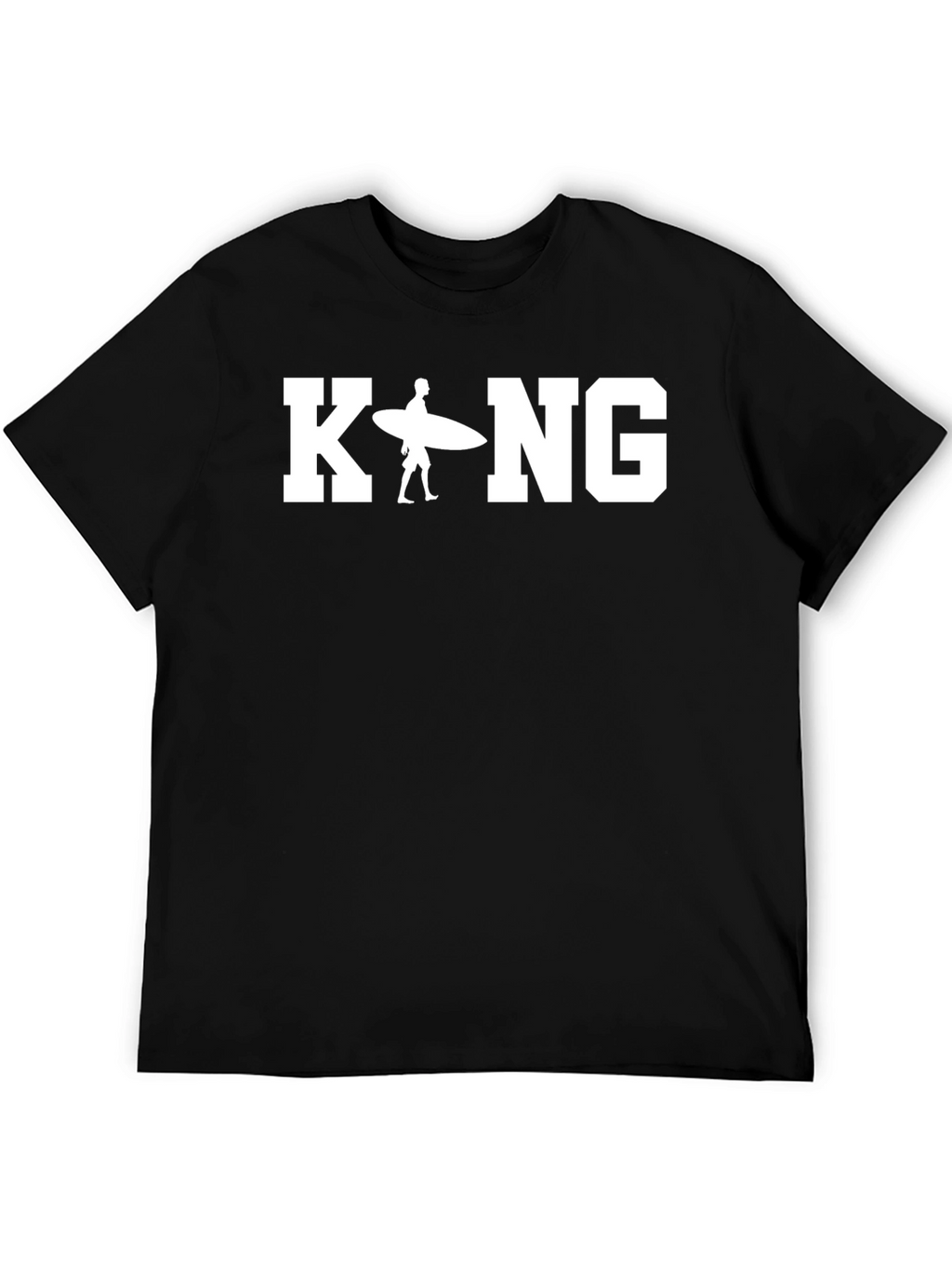 King Surfer T-Shirt - Black Tee