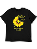 German Shorthaired Pointer Sunflower T-Shirt – Dog Lover Graphic Tee