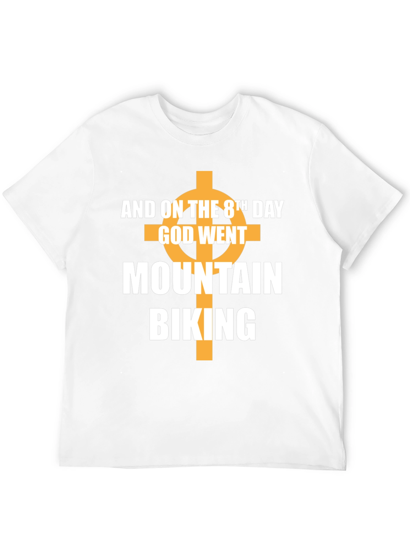 Mountain Biking Graphic Tee - And on the 8th Day...
