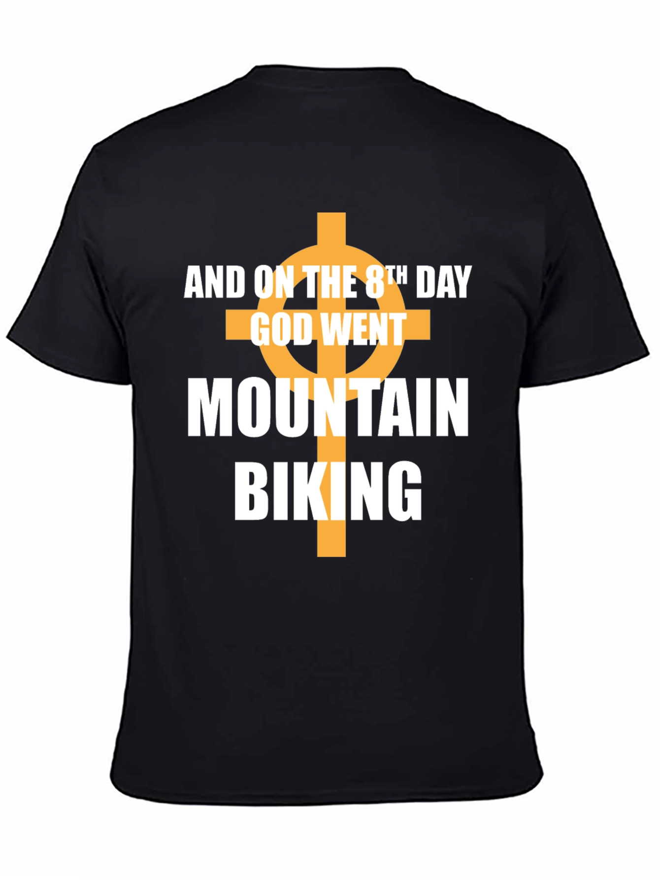 Mountain Biking Graphic Tee - And on the 8th Day...