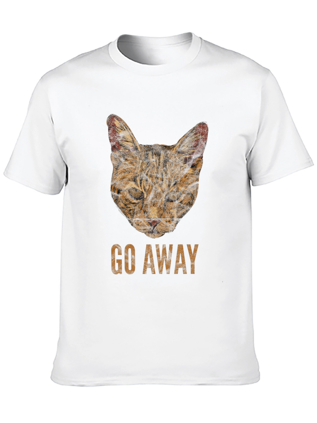 Go Away Cat Graphic Tee