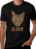 Go Away Cat Graphic Tee
