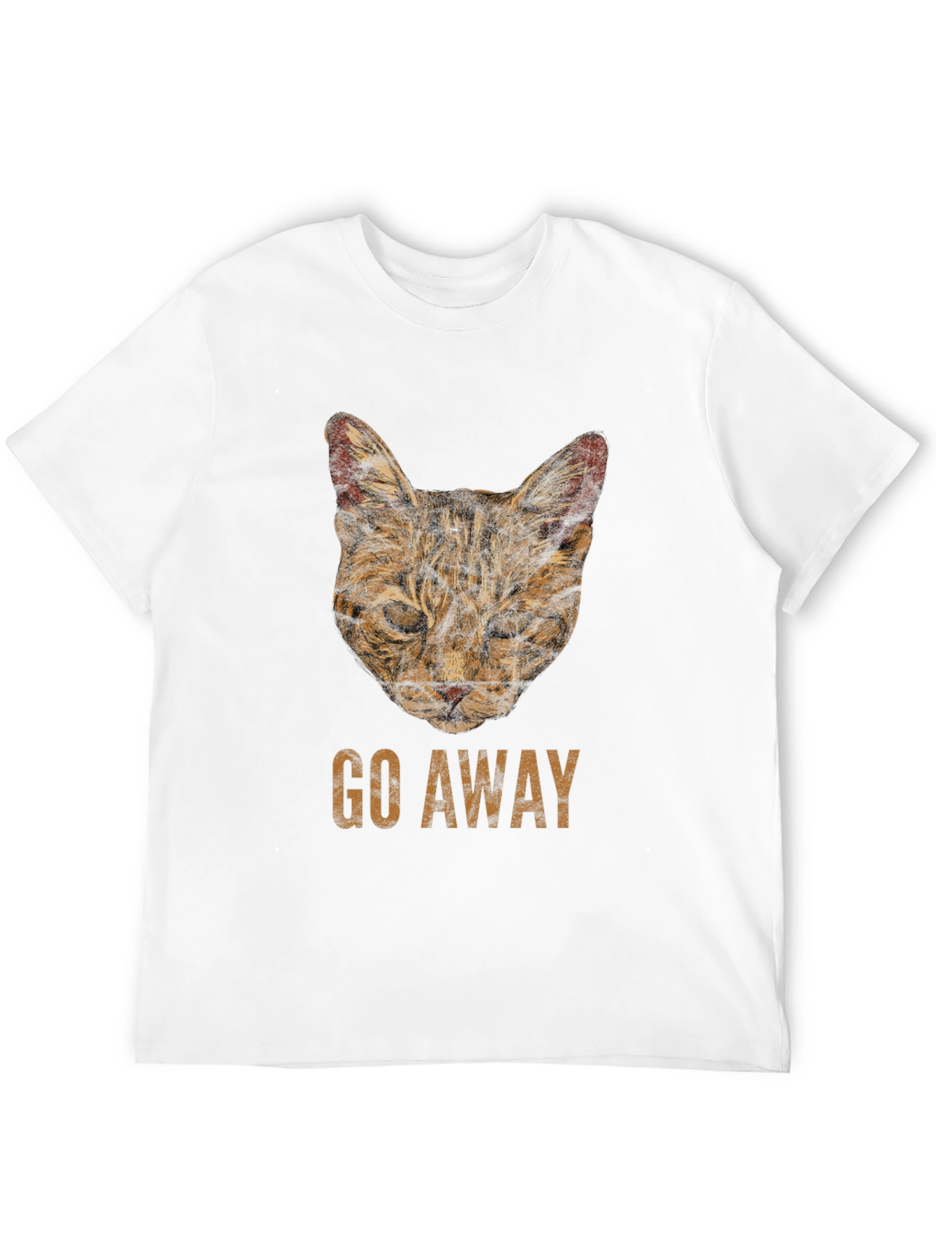 Go Away Cat Graphic Tee