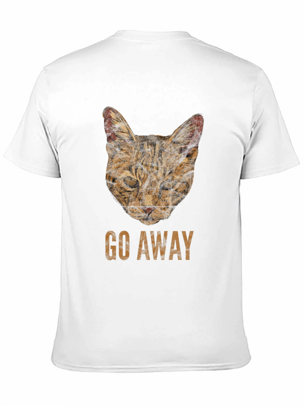 Go Away Cat Graphic Tee