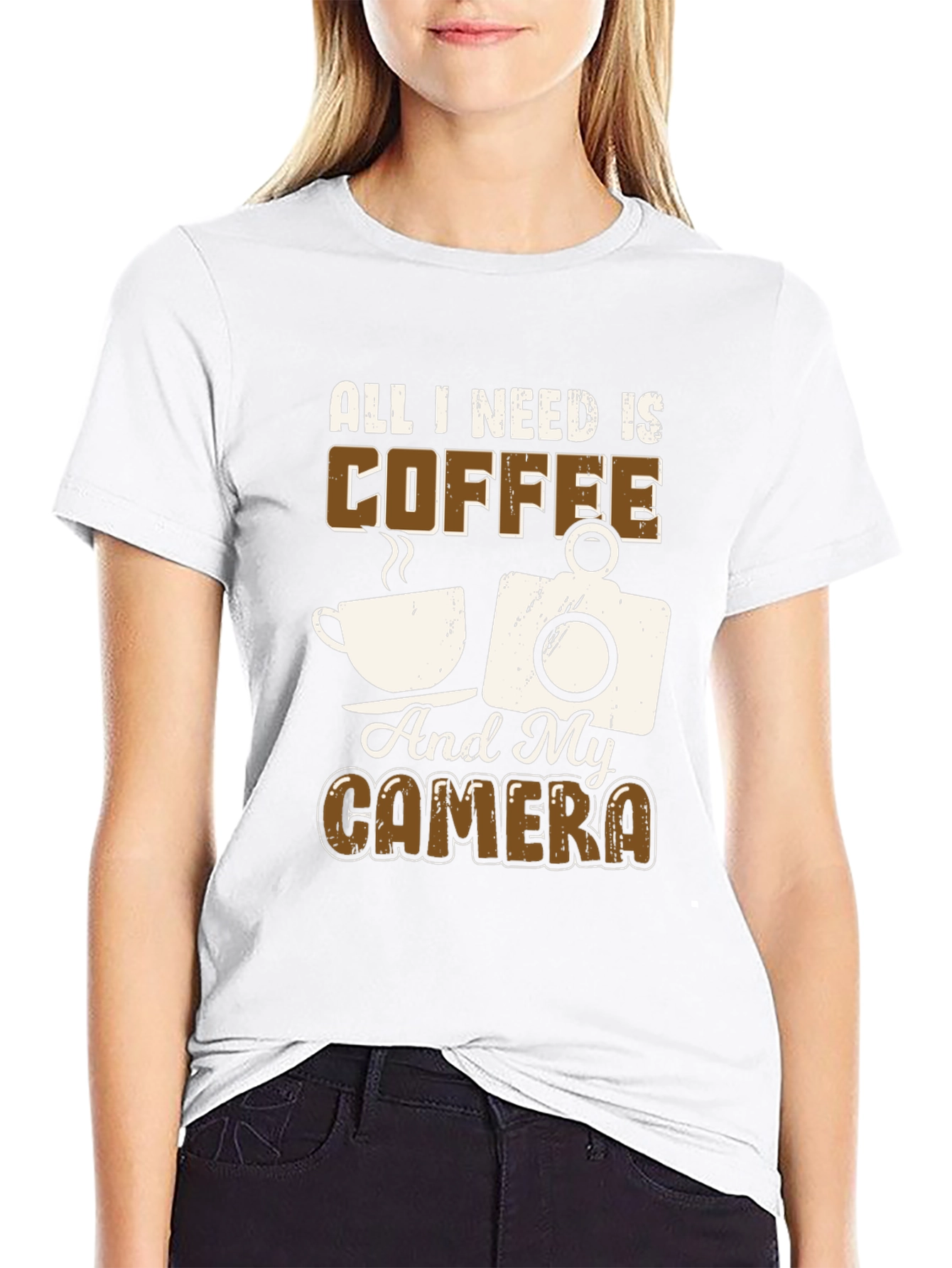 Coffee and Camera T-Shirt - Photographers Dream