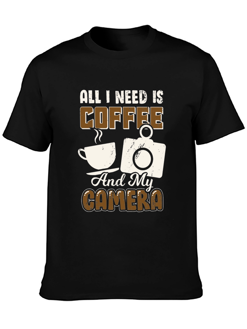 Coffee and Camera T-Shirt - Photographers Dream
