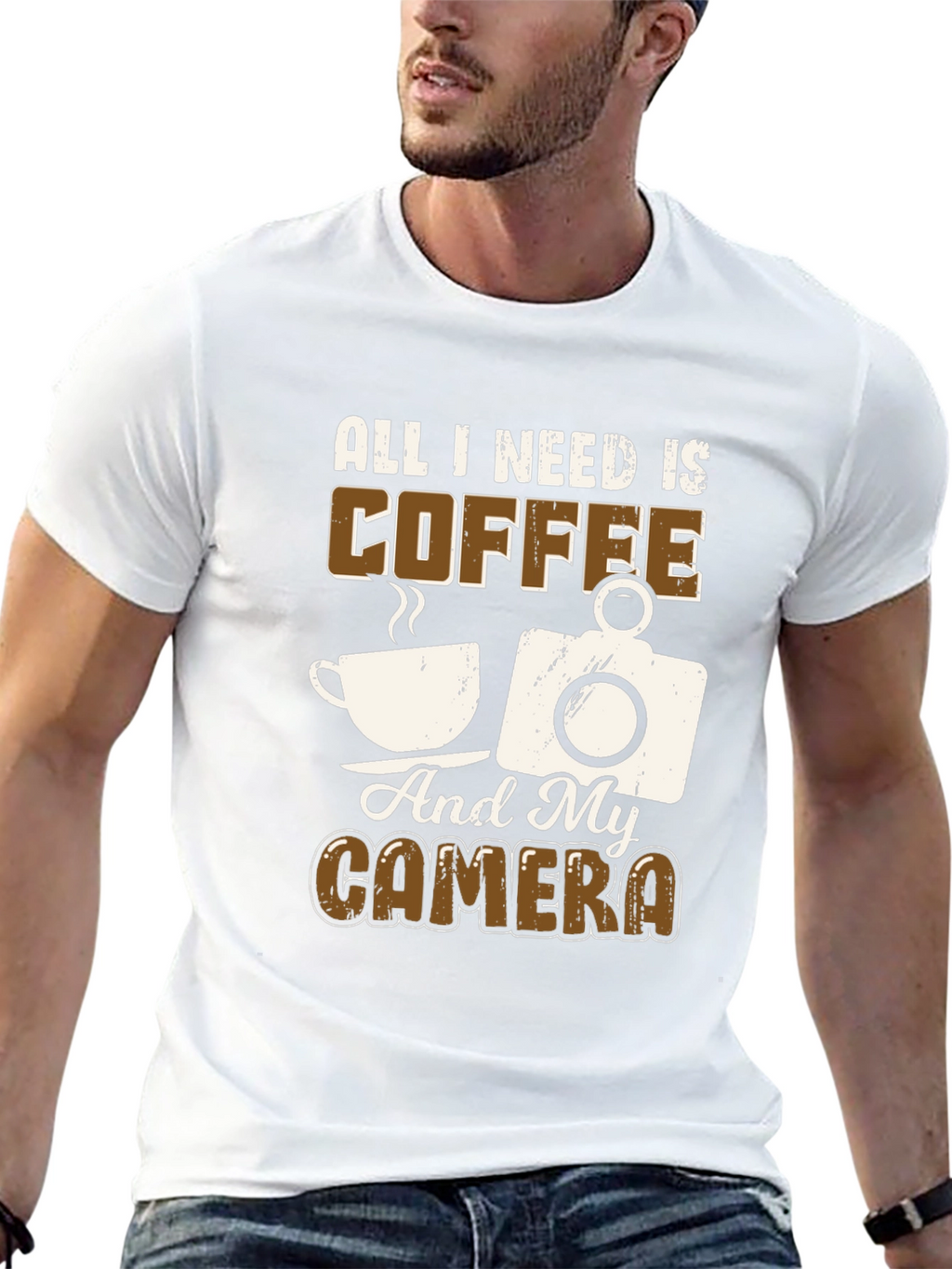 Coffee and Camera T-Shirt - Photographers Dream