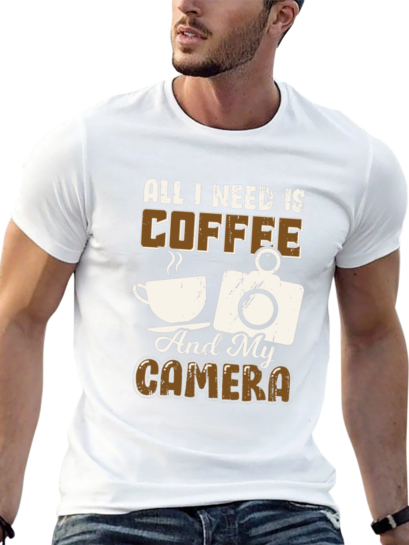Coffee and Camera T-Shirt - Photographers Dream