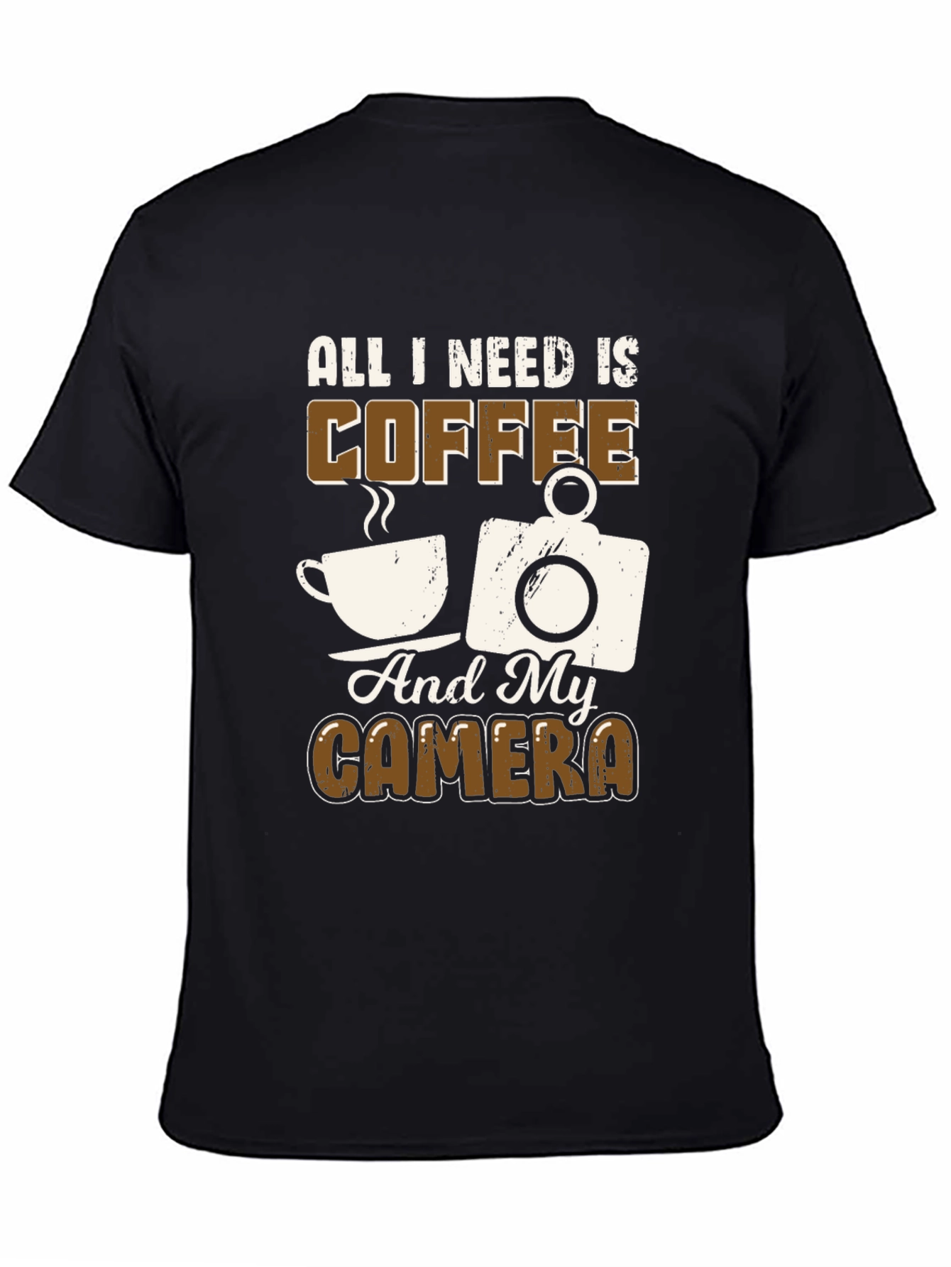 Coffee and Camera T-Shirt - Photographers Dream