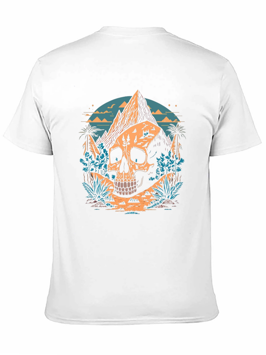 Skull Mountain Graphic Tee - Unique Design
