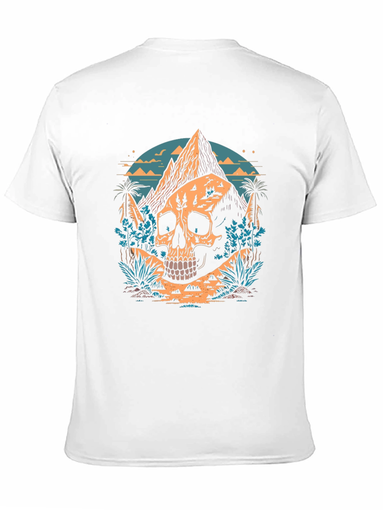 Skull Mountain Graphic Tee - Unique Design