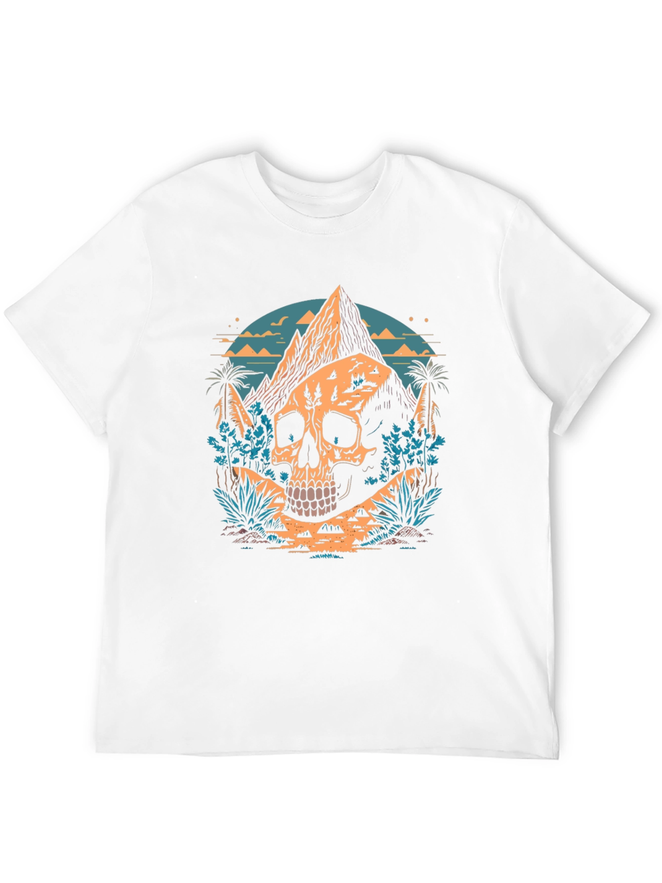 Skull Mountain Graphic Tee - Unique Design