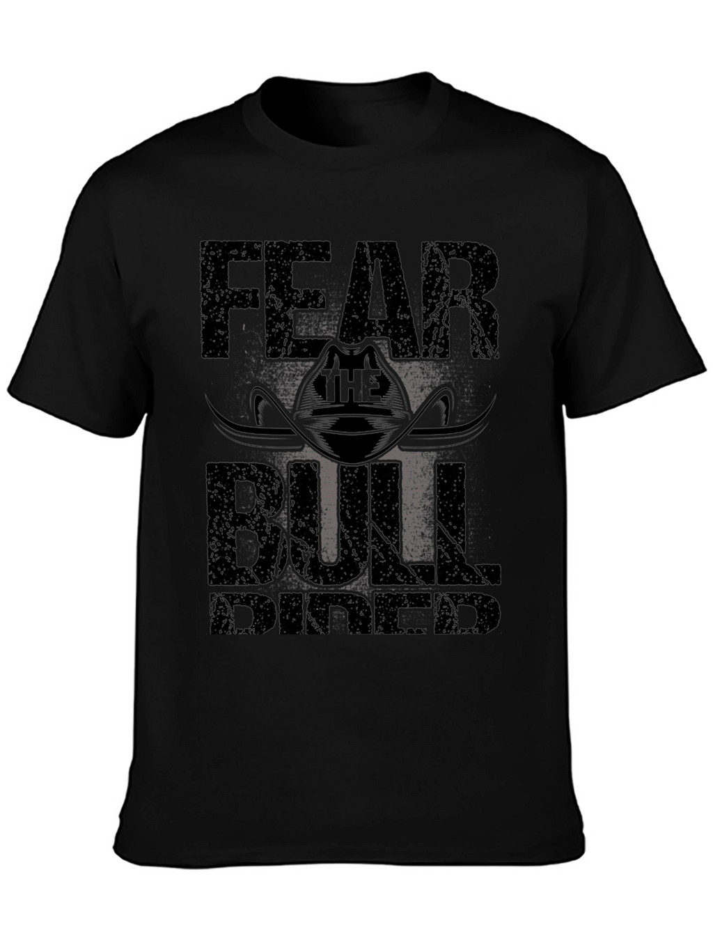Fear the Bull Rider Black T-Shirt