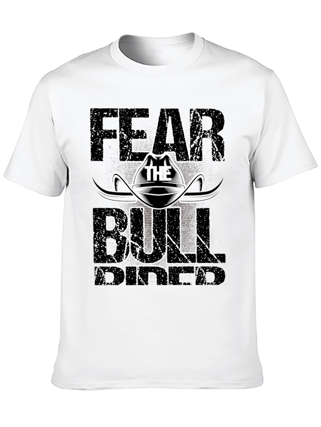 Fear the Bull Rider Black T-Shirt