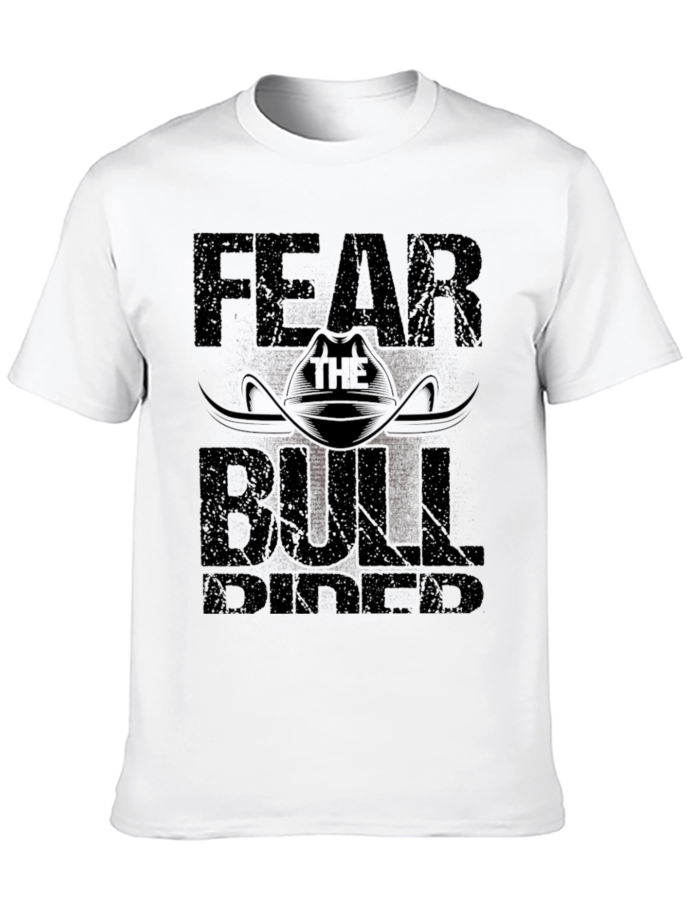 Fear the Bull Rider Black T-Shirt