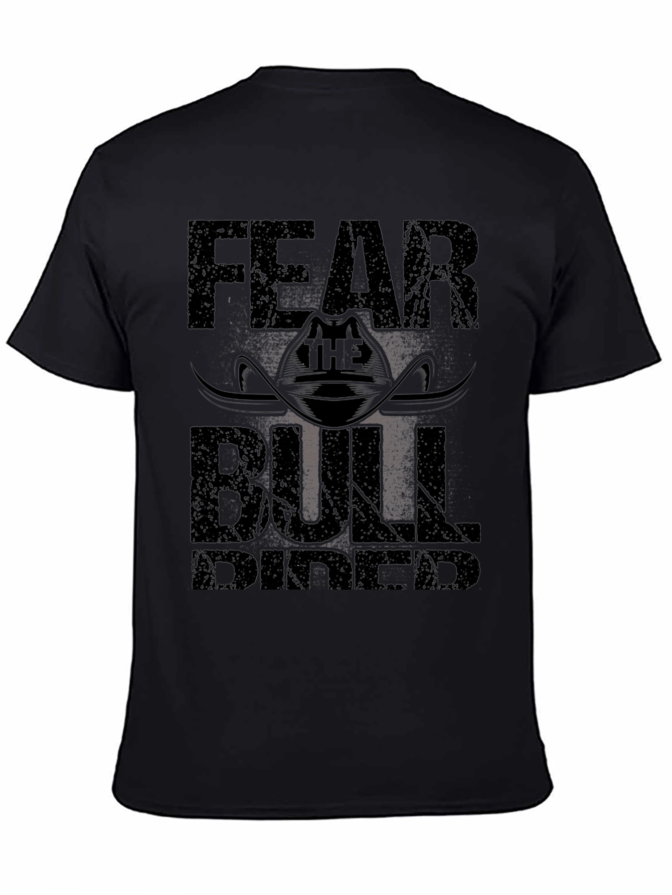 Fear the Bull Rider Black T-Shirt